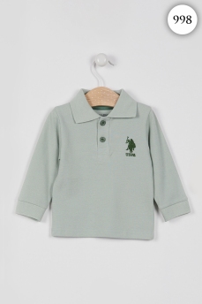 998 Лонгслив детский U.S POLO ASSN. СВЕТЛО-ЗЕЛЕНЫЙ фото 79408
