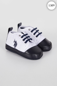 1309 Пинетки детские U.S POLO ASSN. v1 БЕЛЫЙ фото 76963