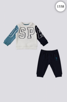 1558 Костюм детский U.S POLO ASSN. КРЕМОВЫЙ фото 77165