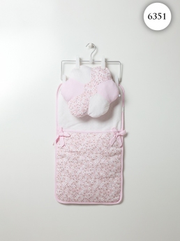 6351 Набор в коляску Caramell РОЗОВЫЙ фото 78467