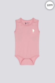 1099 Боди детское U.S POLO ASSN. СВЕТЛО-КОРАЛЛОВЫЙ фото 76392