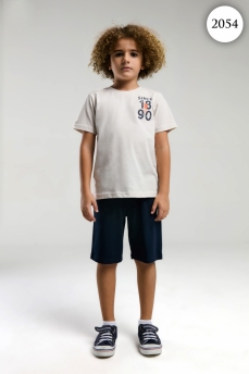 2054 Комплект для мальчика U.S POLO ASSN. v2 БЕЖЕВЫЙ фото 84531
