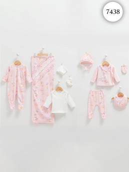 7438 Набор для выписки 10 предметов Caramell РОЗОВЫЙ фото 78529