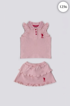 1256 Костюм детский U.S POLO ASSN. РОЗОВЫЙ фото 76918