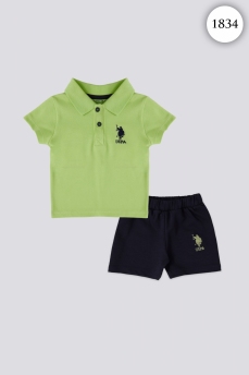 1834 Костюм детский U.S POLO ASSN. САЛАТОВЫЙ фото 77442