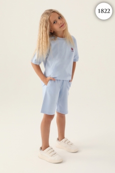 1822 Комплект для девочки U.S POLO ASSN. v4 СИНИЙ фото 77421