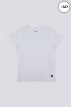 1382 Футболка для мальчика U.S POLO ASSN. v1 БЕЛЫЙ фото 77014