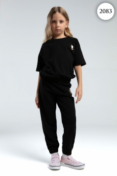 2083 Комплект для девочки U.S POLO ASSN. v1ЧЕРНЫЙ фото 84464