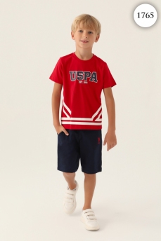 1765 Комплект для мальчика U.S POLO ASSN. v1 КРАСНЫЙ фото 77367