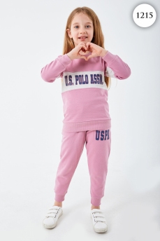 1215 Комплект для девочки U.S POLO ASSN. v1 СИРЕНЕВЫЙ фото 76777