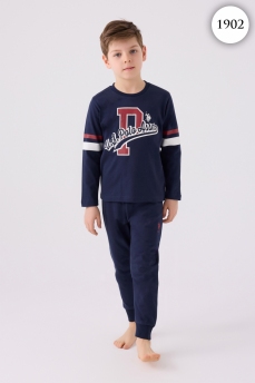 1902 Комплект для мальчика U.S POLO ASSN. v1 ТЕМНО-СИНИЙ фото 77489