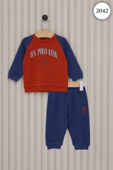 2042 Костюм детский U.S POLO ASSN. КИРПИЧНЫЙ фото 77609