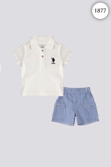 1877 Костюм детский U.S POLO ASSN. КРЕМОВЫЙ-2 фото 77470