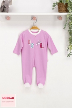 068 Комбинезон детский U.S POLO ASSN. ЛАВАНДА фото 76186