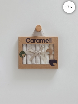 1716 Платочки Caramell СЕРЫЙ фото 84202