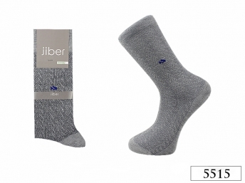 Носки Мужские 5515 JIBER Бамбуковые СЕРЫЙ МЕЛАНЖ фото 83091