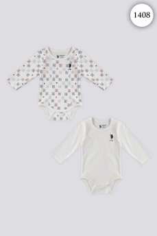 1408 Боди детское U.S POLO ASSN. КРЕМОВЫЙ фото 77021