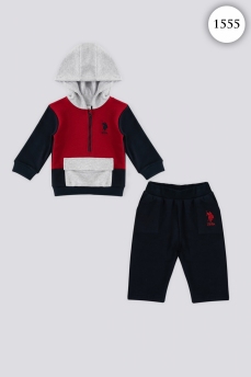 1555 Костюм детский U.S POLO ASSN. КРАСНЫЙ фото 77159