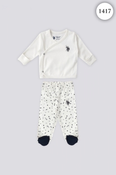 1417 Набор для выписки 10 предметов U.S POLO ASSN. КРЕМОВЫЙ фото 77025