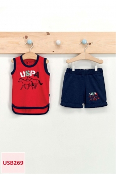 269 Костюм детский U.S POLO ASSN. КРАСНЫЙ-СИНИЙ фото 77916