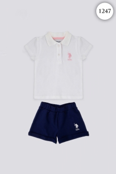 1247 Костюм детский U.S POLO ASSN. КРЕМОВЫЙ фото 76888
