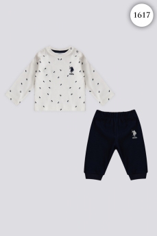 1617 Костюм детский U.S POLO ASSN. КРЕМОВЫЙ фото 77207