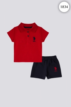 1834 Костюм детский U.S POLO ASSN. КРАСНЫЙ фото 77440