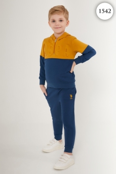 1542 Комплект для мальчика U.S POLO ASSN. v2 ГОРЧИЧНЫЙ фото 77153