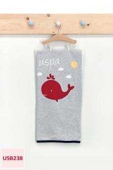 238 Плед детский U.S POLO ASSN. СЕРЫЙ фото 77843