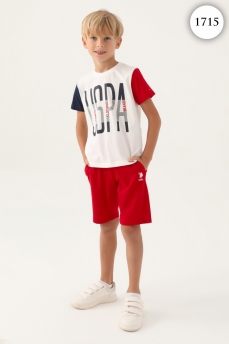 1715 Комплект для мальчика U.S POLO ASSN. v1 КРЕМОВЫЙ фото 77321