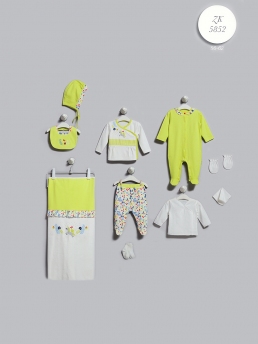 5852 Набор для выписки 10 предметов Caramell ЖЕЛТЫЙ фото 78423