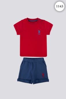 1143 Костюм детский U.S POLO ASSN. КРАСНЫЙ фото 76576
