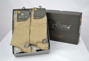 Носки 915 GAMA МЕЛАНЖ БЕЖЕВЫЙ фото 81799