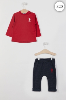 820 Костюм детский U.S POLO ASSN. КРЕМОВЫЙ фото 78688