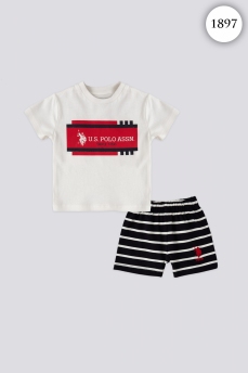 1897 Костюм детский U.S POLO ASSN. КРЕМОВЫЙ фото 77484