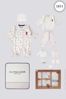 1811 Набор для выписки 10 предметов U.S POLO ASSN. КРЕМОВЫЙ фото 77412