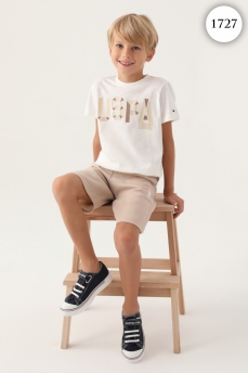 1727 Комплект для мальчика U.S POLO ASSN. v2 КРЕМОВЫЙ-БЕЖЕВЫЙ фото 77336