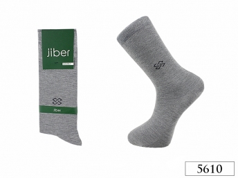 Носки Мужские 5610 JIBER Бамбуковые СЕРЫЙ МЕЛАНЖ фото 83121