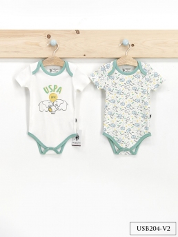 204 Боди детское U.S POLO ASSN. ЗЕЛЕНЫЙ фото 77608