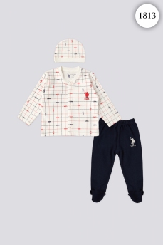 1813 Костюм детский U.S POLO ASSN. КРЕМОВЫЙ фото 77415