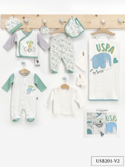 201 Набор для выписки 10 предметов U.S POLO ASSN. ЗЕЛЕНЫЙ фото 77597