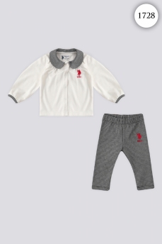 1728 Костюм детский U.S POLO ASSN. КРЕМОВЫЙ фото 77337