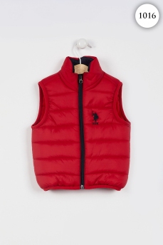 1016 Жилет детский U.S POLO ASSN. КРАСНЫЙ фото 76241
