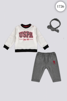 1726 Костюм детский U.S POLO ASSN. КРЕМОВЫЙ фото 77332