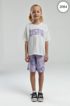 2084 Комплект для девочки U.S POLO ASSN. v1 БЕЛЫЙ фото 84466