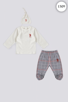 1509 Костюм детский U.S POLO ASSN. КРЕМОВЫЙ фото 77114