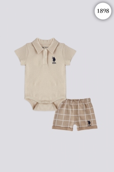 1898 Костюм детский U.S POLO ASSN. КРЕМОВЫЙ фото 77485