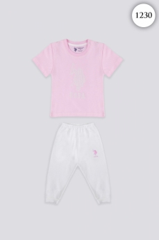 1230 Костюм детский U.S POLO ASSN. РОЗОВЫЙ фото 76817