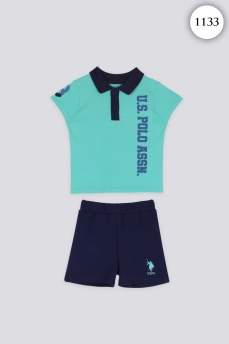 1133 Костюм детский U.S POLO ASSN. МЕНТОЛОВЫЙ фото 76535