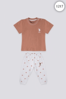 1217 Костюм детский U.S POLO ASSN. КАПУЧИНО фото 76784